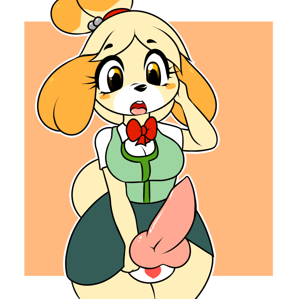 Hentai Zoo – 1futa animal crossing anthro balls canine penis canis clothed dog futa only