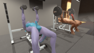 Just a usual day at the gym. (Anthro Heat) [M/M]