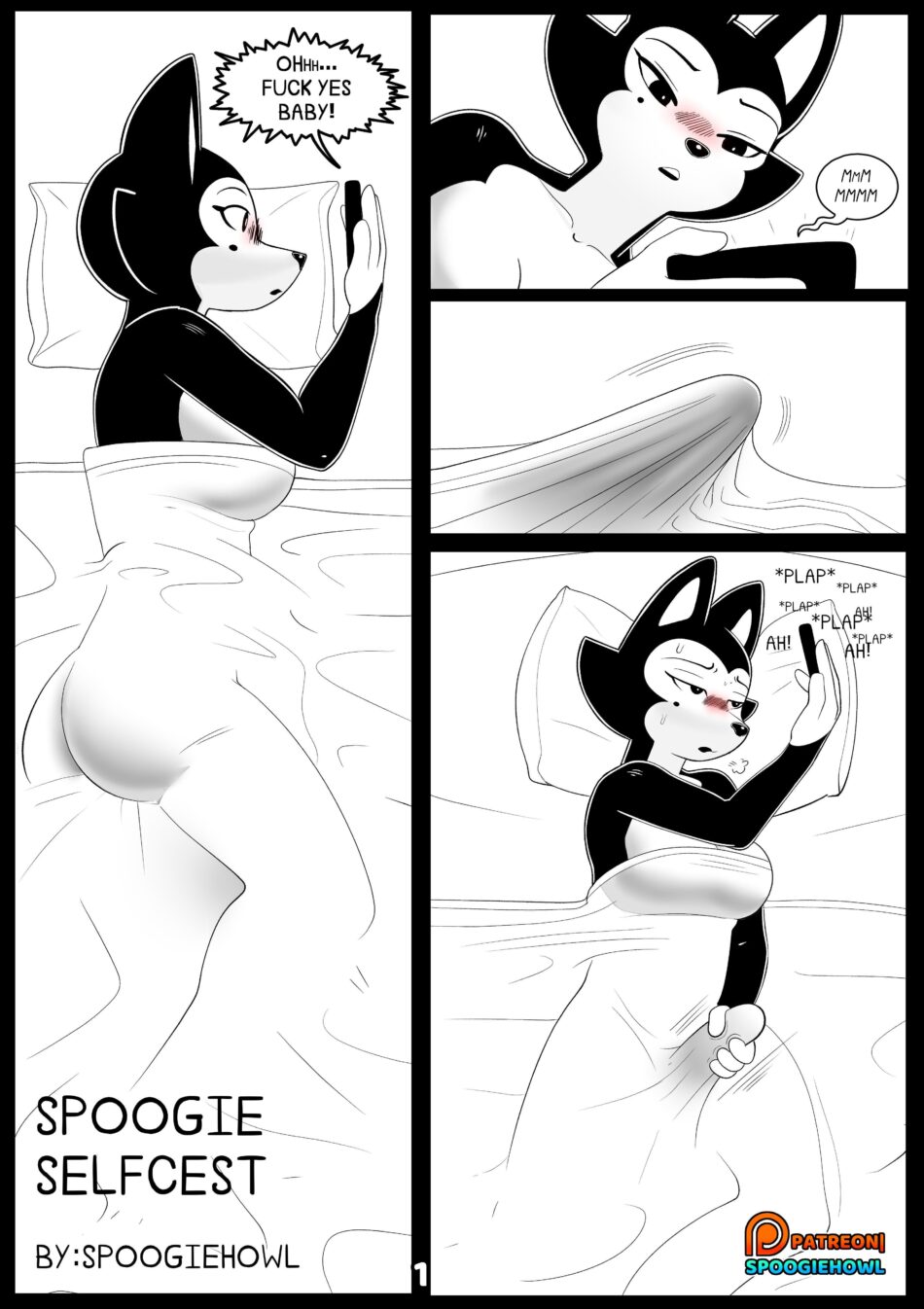 “Spoogie Selfcest” Page 1 [I] (Spoogiehowl)
