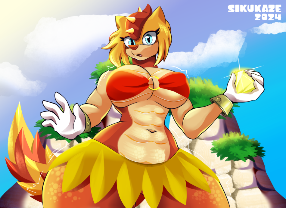 Hentai Zoo – 1girl 2024 absurd res anthro big breasts bracelets breasts chaos emerald