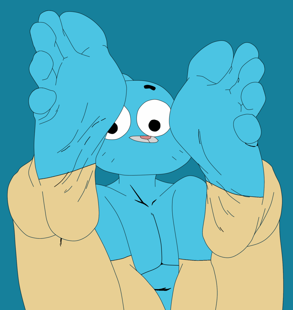 Hentai Zoo – 1boy 5 toes blue fur cartoon network cat catboy cute feet cyborg-steve