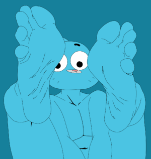 Hentai Zoo – 1boy 5 toes blue fur cartoon network cat catboy cute feet cyborg-steve