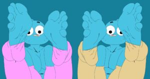 Hentai Zoo – 1boy 1girl 5 toes blue fur breasts cartoon network cat catboy cute feet