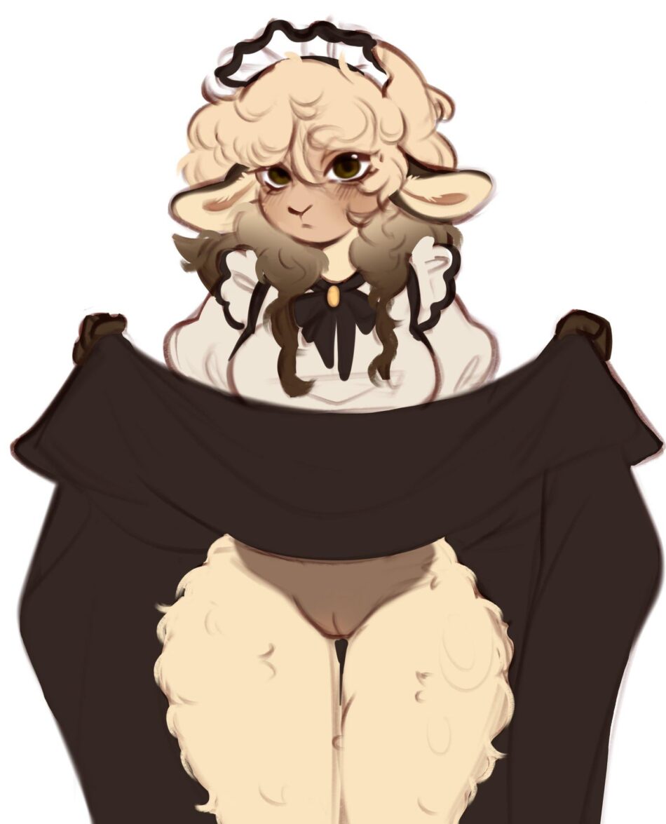 Sheep Maid Skirt Lift [F] (Foxy)