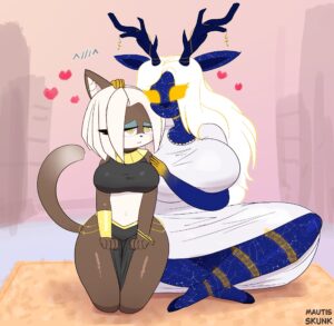 Hentai Zoo – big breasts cat female/female furry mautisskunk | 1134610