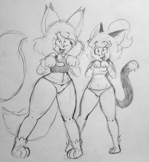 Hentai Zoo – cat female/female furry mautisskunk | 1136556