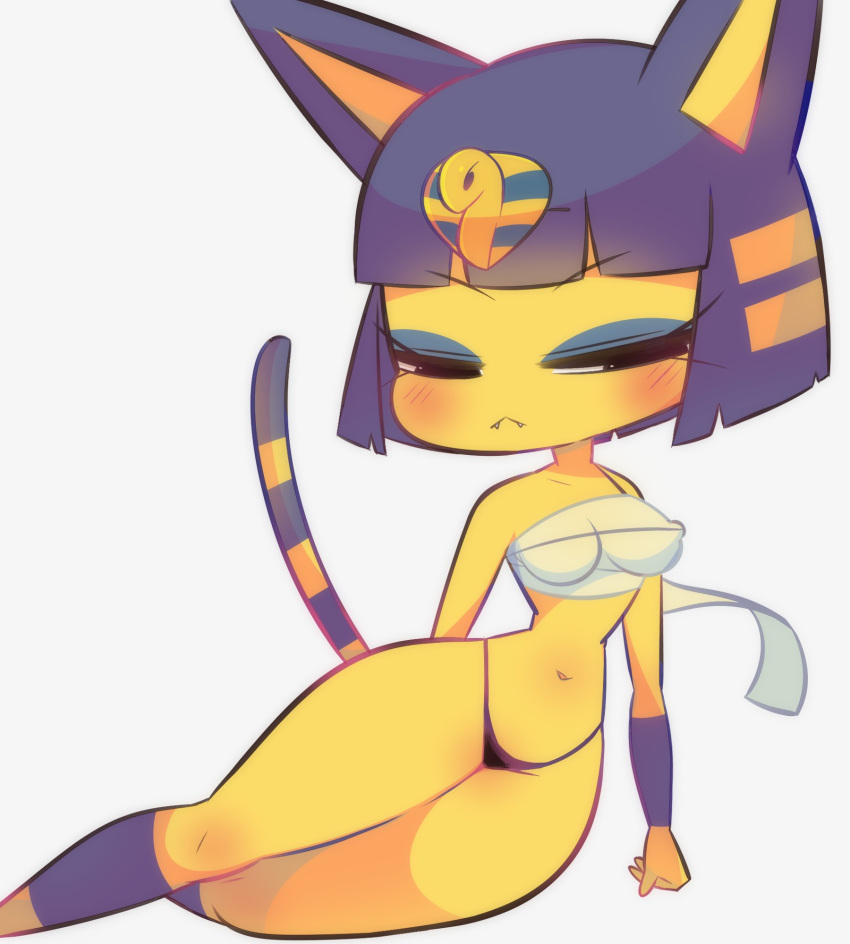 1girl ankha cat female furry oopsynsfw