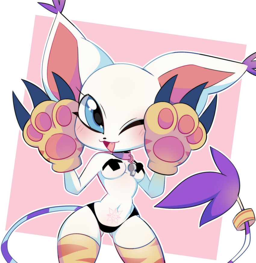 1girl cat female furry gatomon oopsynsfw