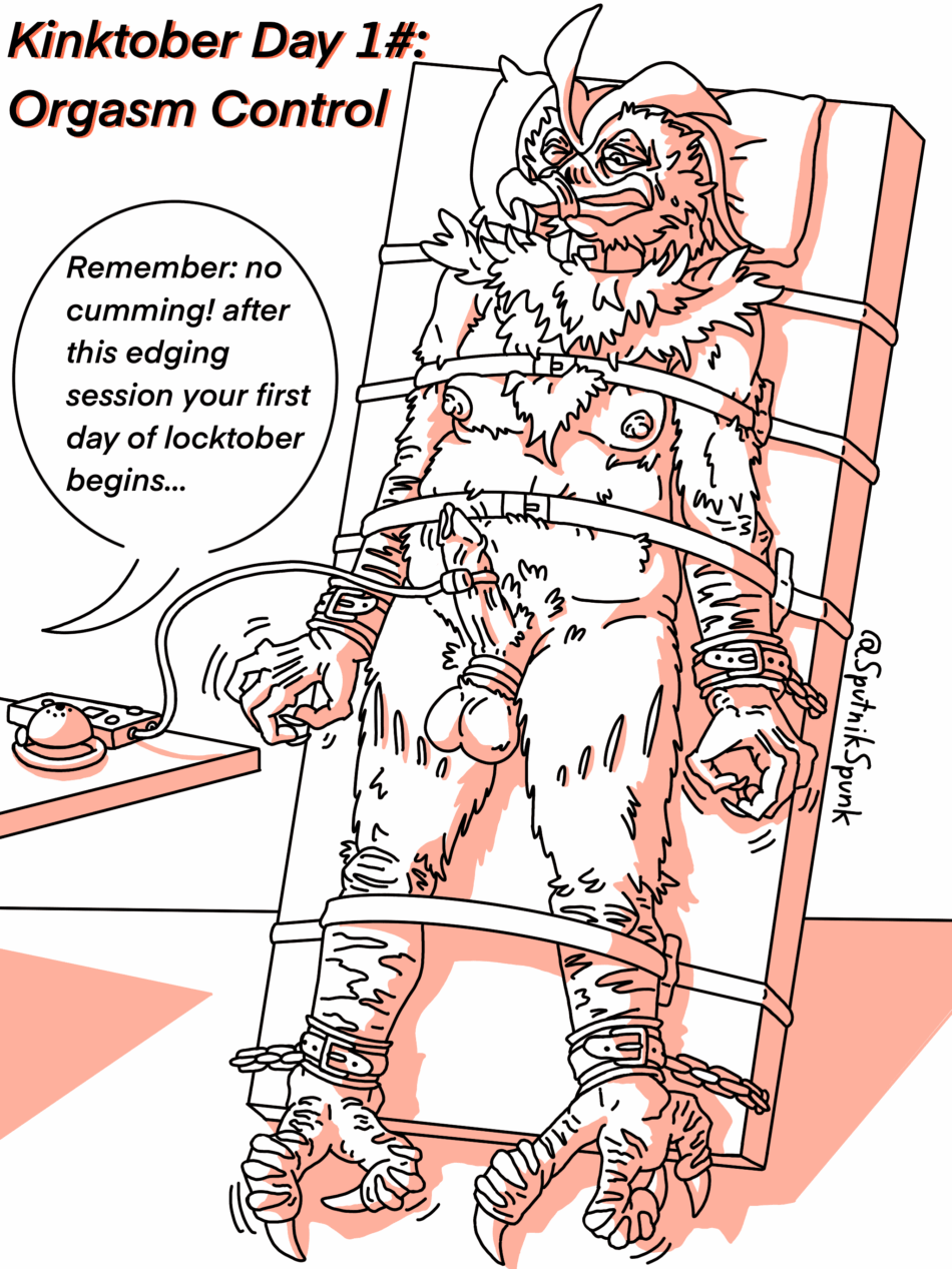 Kinktober Day #1: Orgasm Control (SputnikSpunk / me)