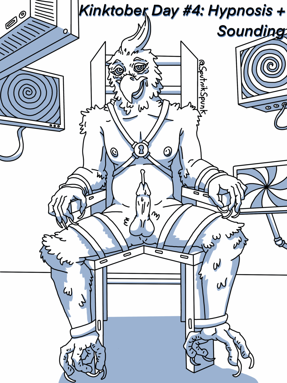 Kinktober Day #4: Hypnosis + Sounding (SputnikSpunk / me)