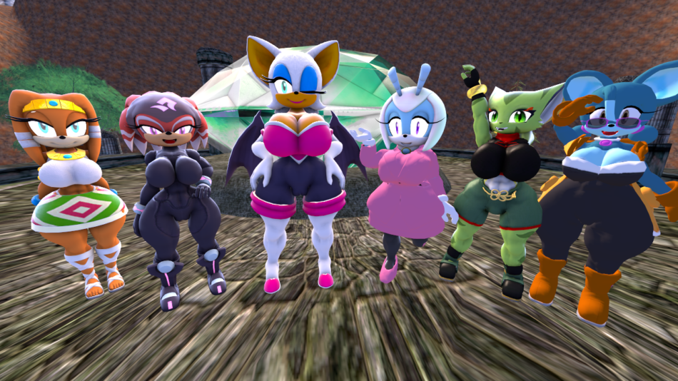 Hentai Zoo – 6girls archie comics bat beetle carol tea crossover echidna feline female