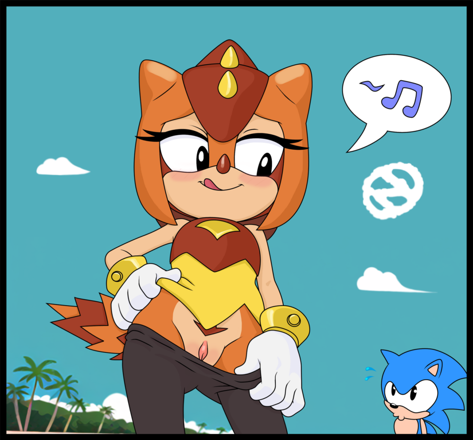 Hentai Zoo – 1boy 1girl 2025 anthro beach black eyes black pants blue body blush