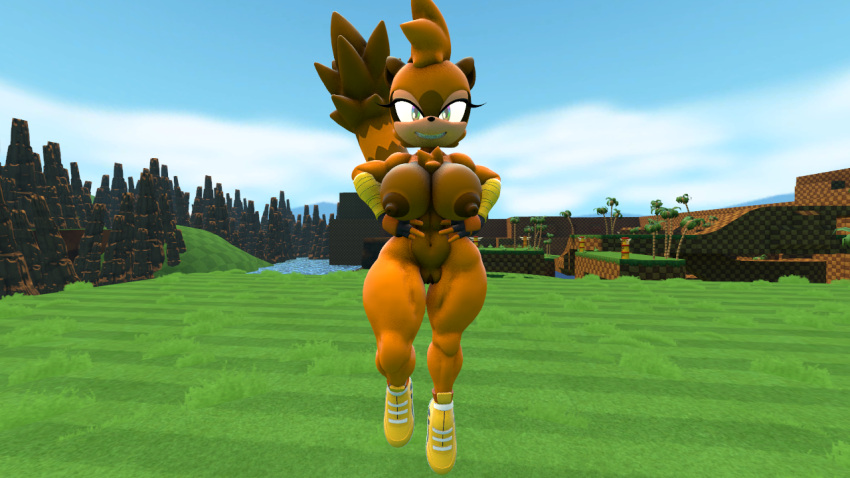 1girl female galestar01 idw_publishing lemur nude solo sonic_the_hedgehog_(comics) sonic_the_hedgehog_(idw) sonic_the_hedgehog_(series) tangle_the_lemur