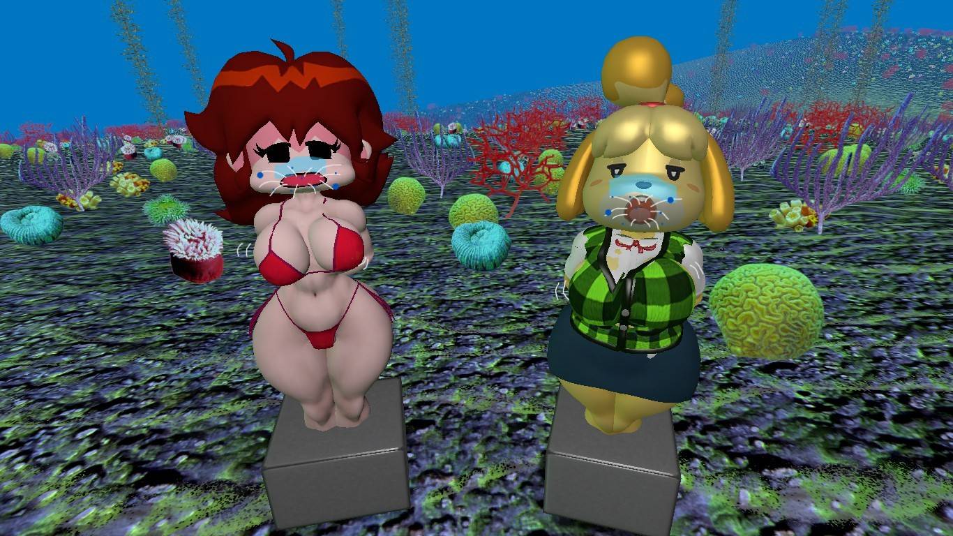 Hentai Zoo – 2girls animal crossing cement shoes charboy3000 crossover drowning female