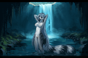Leyone under the waterfall [F] (narikusha)