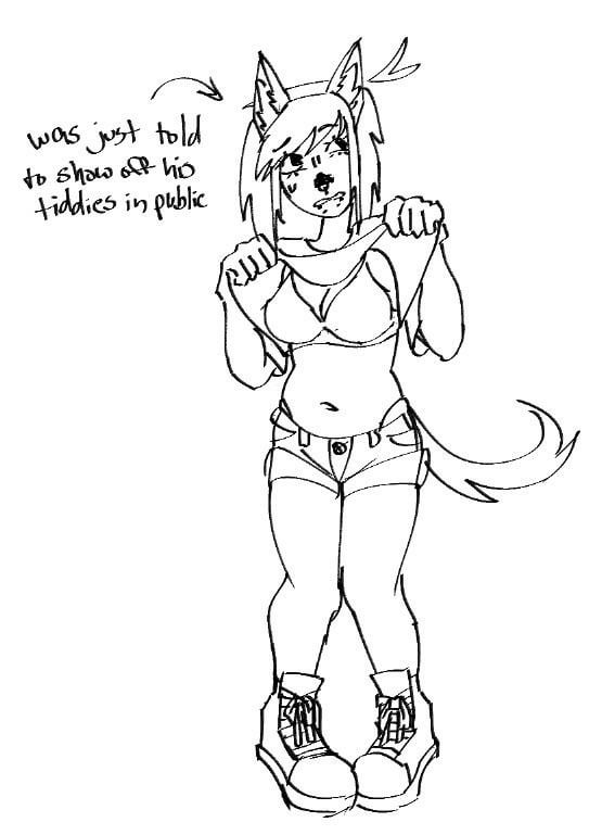 [ftm] WIP stupid puppy secretly likes being embarrassed in public :) (original content)