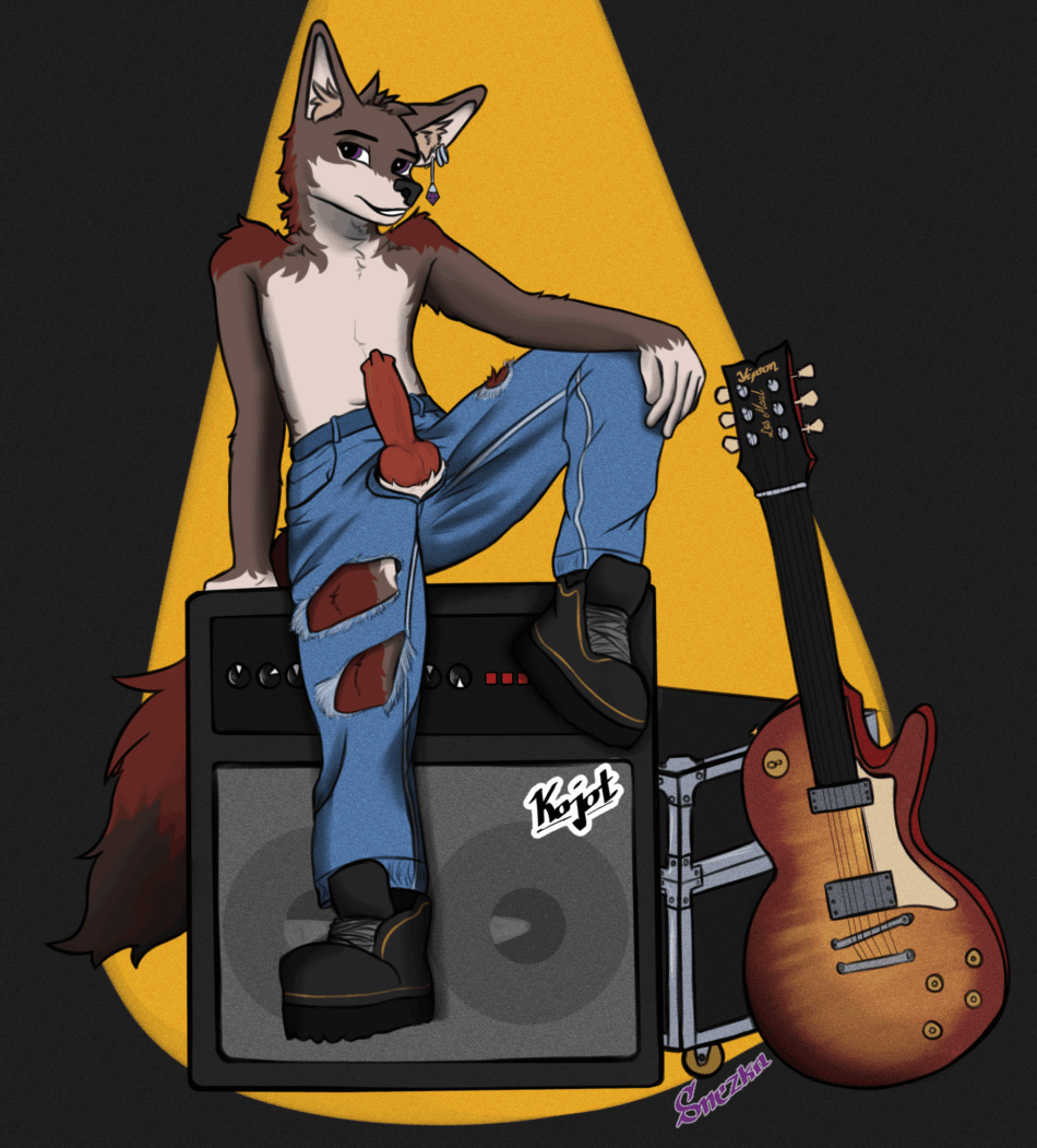 Rockerboy yote [M] (Snezka, OC)