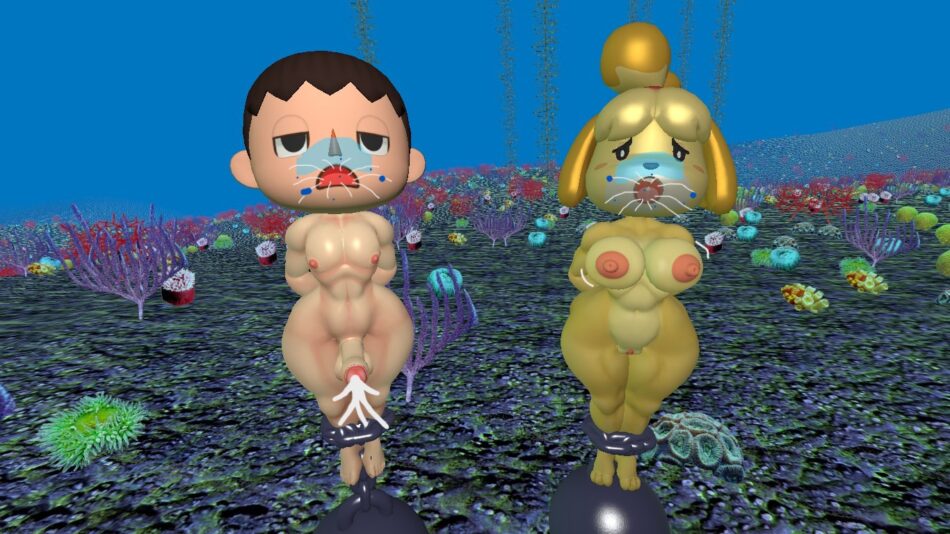 Hentai Zoo – 1boy 1girl animal crossing animal crossing girl bondage breasts canine