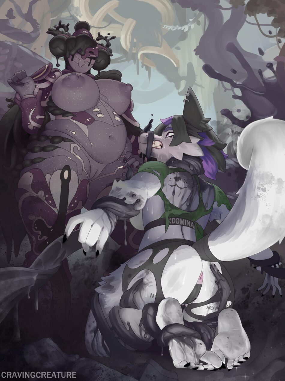 Follie has caught a prey [FF] (Cravingcreature)