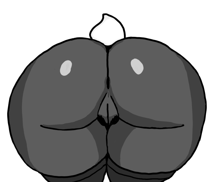Hentai Zoo – 1nonbinary ass ass close-up ass focus bending over black pubic hair furry