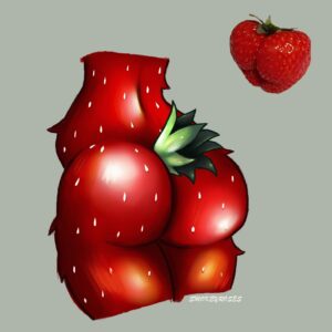 Strawberry 🍓 [art by smokeyroses]