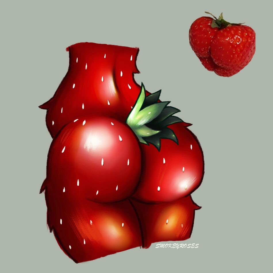 Strawberry 🍓 [art by smokeyroses]