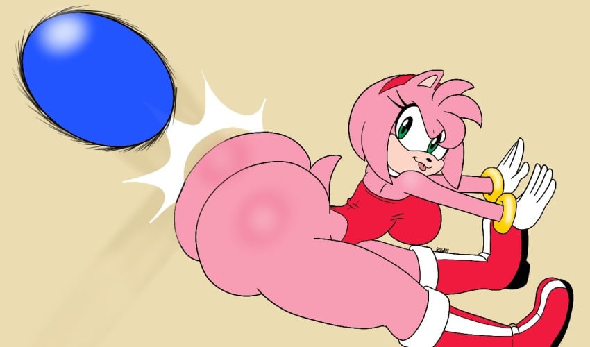 Hentai Zoo – 1boy 1girl amy rose animal ears anthro ass ball big ass big ass black nose
