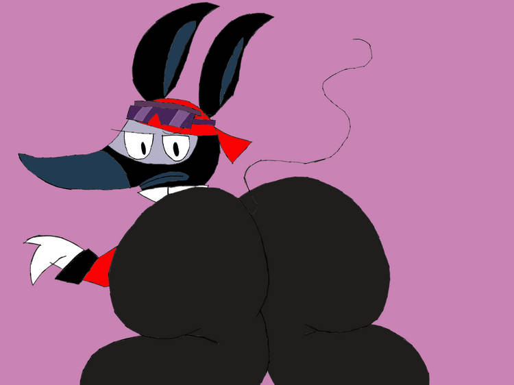 Hentai Zoo – 1girl 2d (artwork) 2d artwork anthro ass bare ass big ass black fur clothing