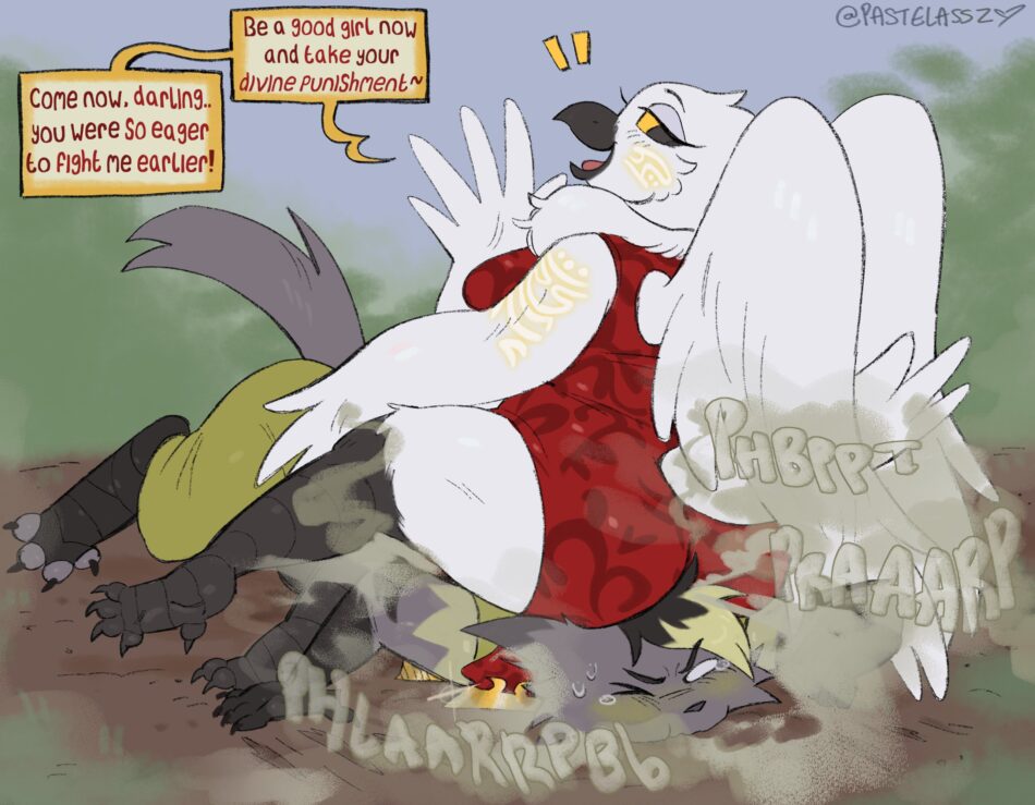 Hentai Zoo – anthro barefoot blush blush blushing female dominant female fart fart fetish