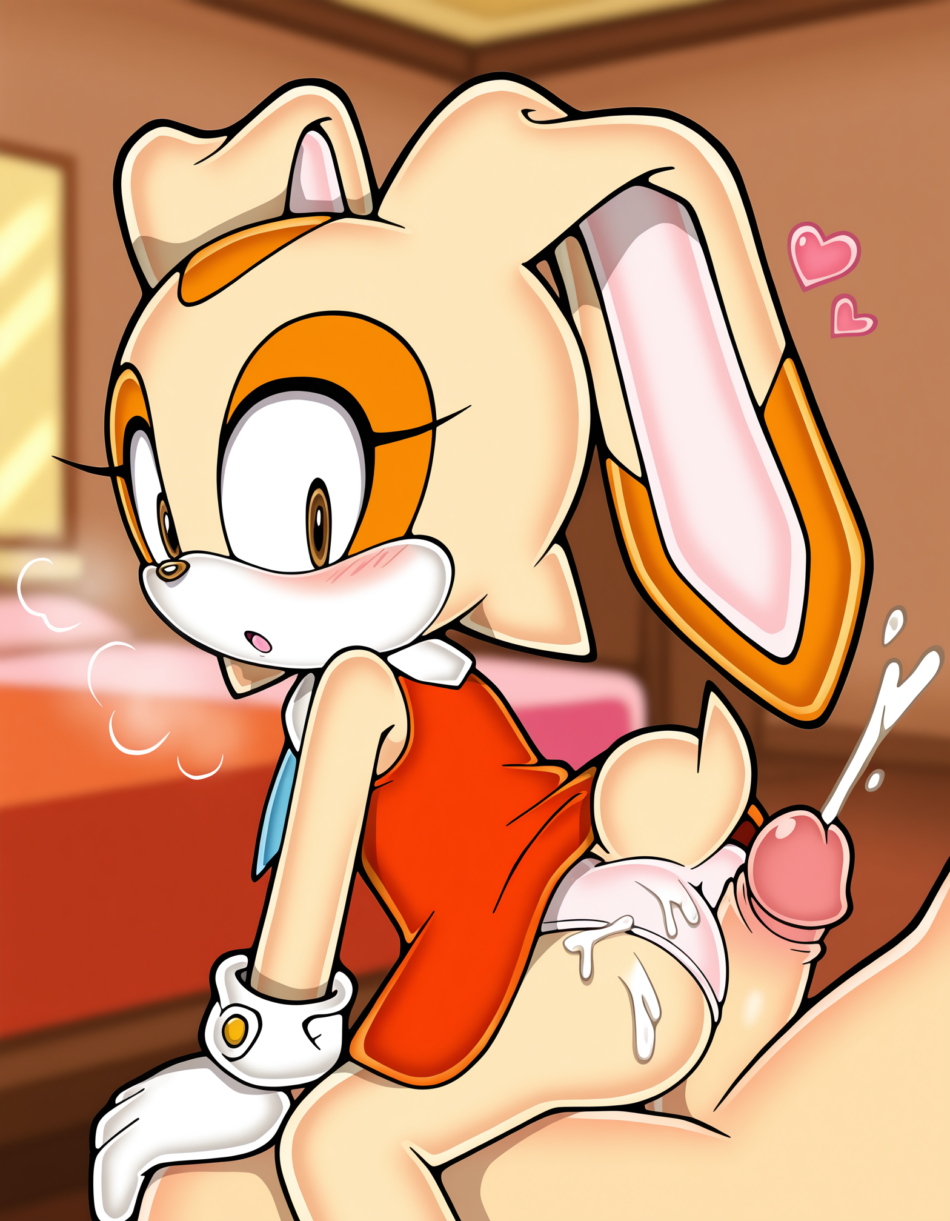 Hentai Zoo – 1boy 1girl ai ai generated anthro ass assjob buttjob cream the rabbit cum